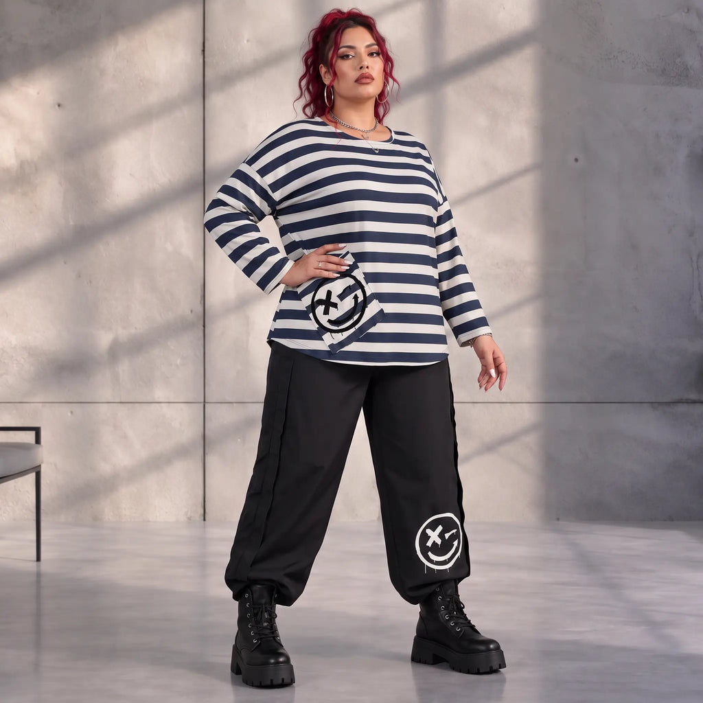 Funky Diva · Shirt · VibeDiva · K556D · DuoNavy