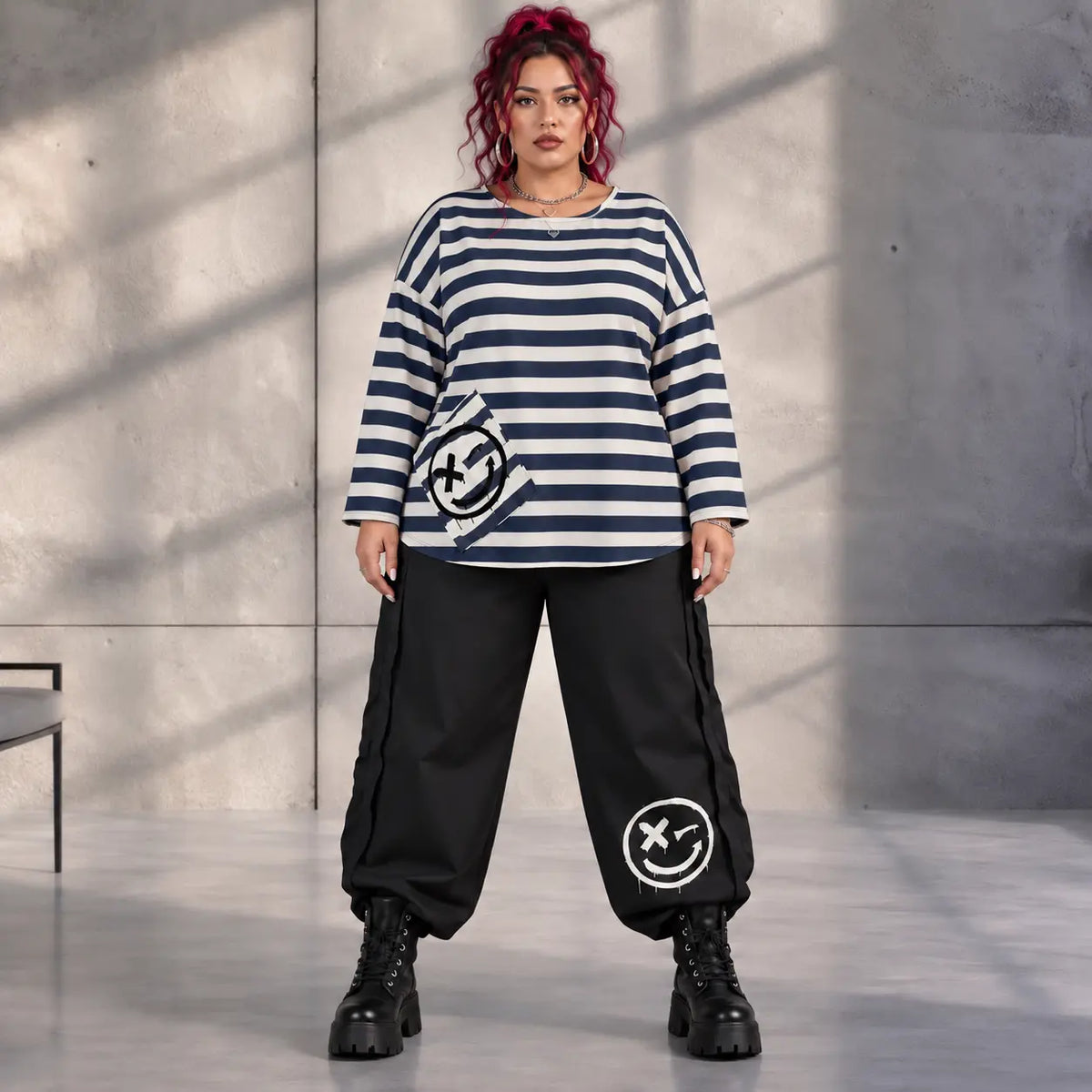 Funky Diva · Shirt · VibeDiva · K556D · DuoNavy