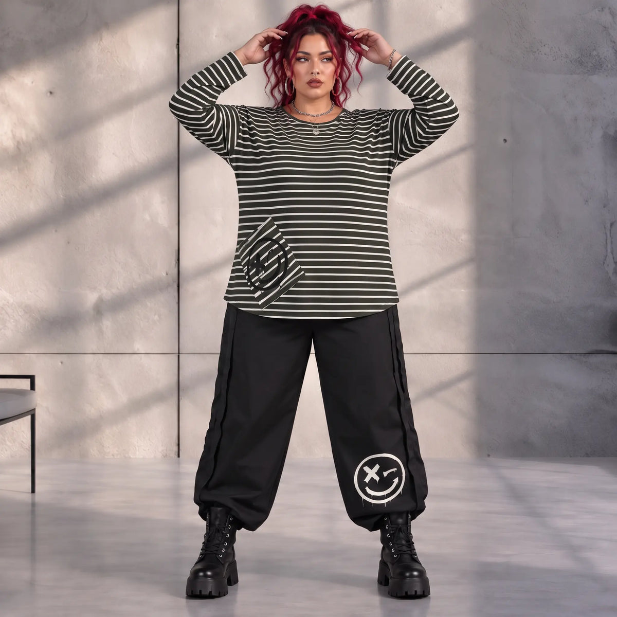Funky Diva · Shirt · VibeDiva · K556D · DuoBlack
