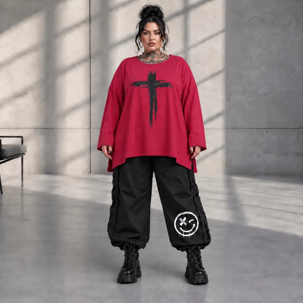 Funky Diva · Shirt · EasyDiva · K446D · Wine