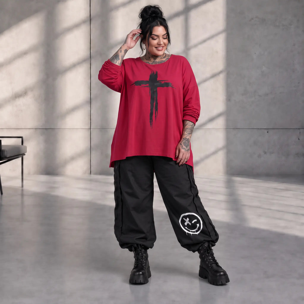 Funky Diva · Shirt · EasyDiva · K446D · Wine