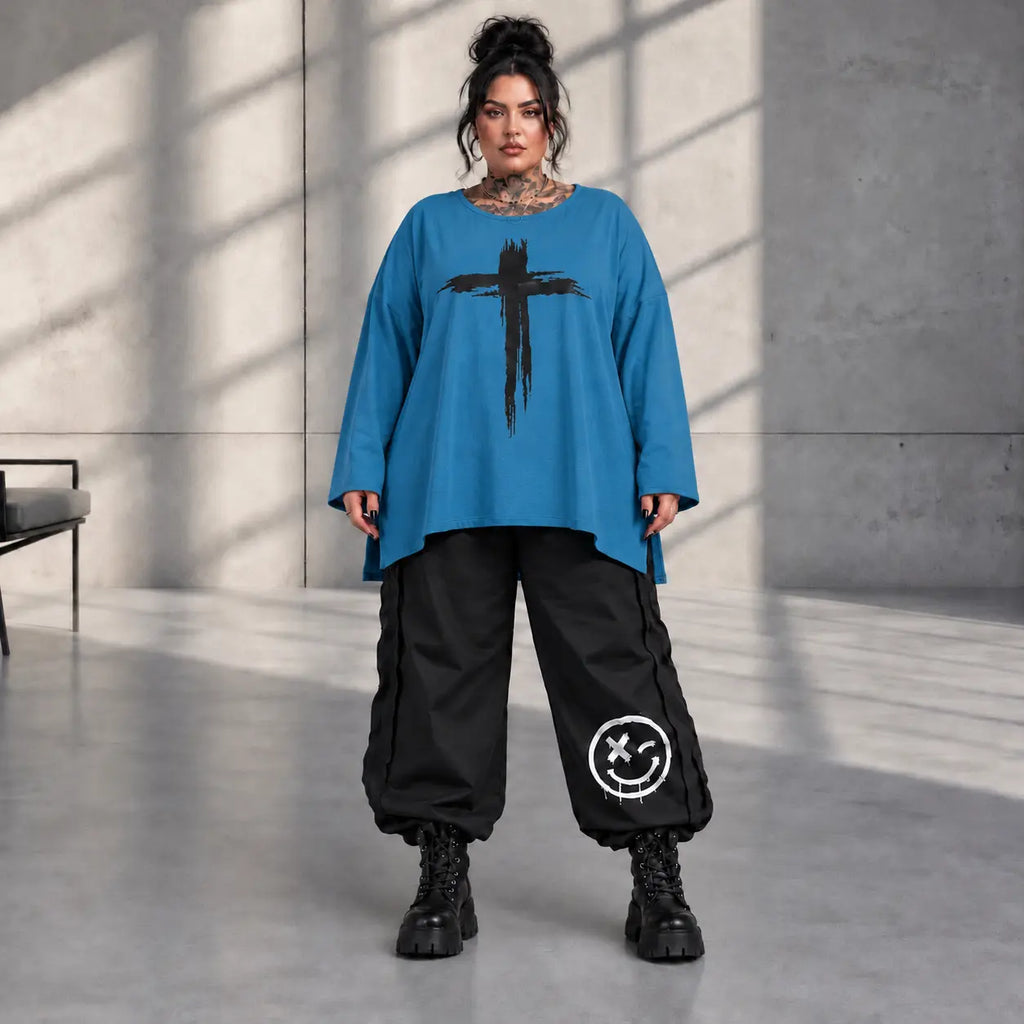 Funky Diva · Shirt · EasyDiva · K446D · AzureFrost