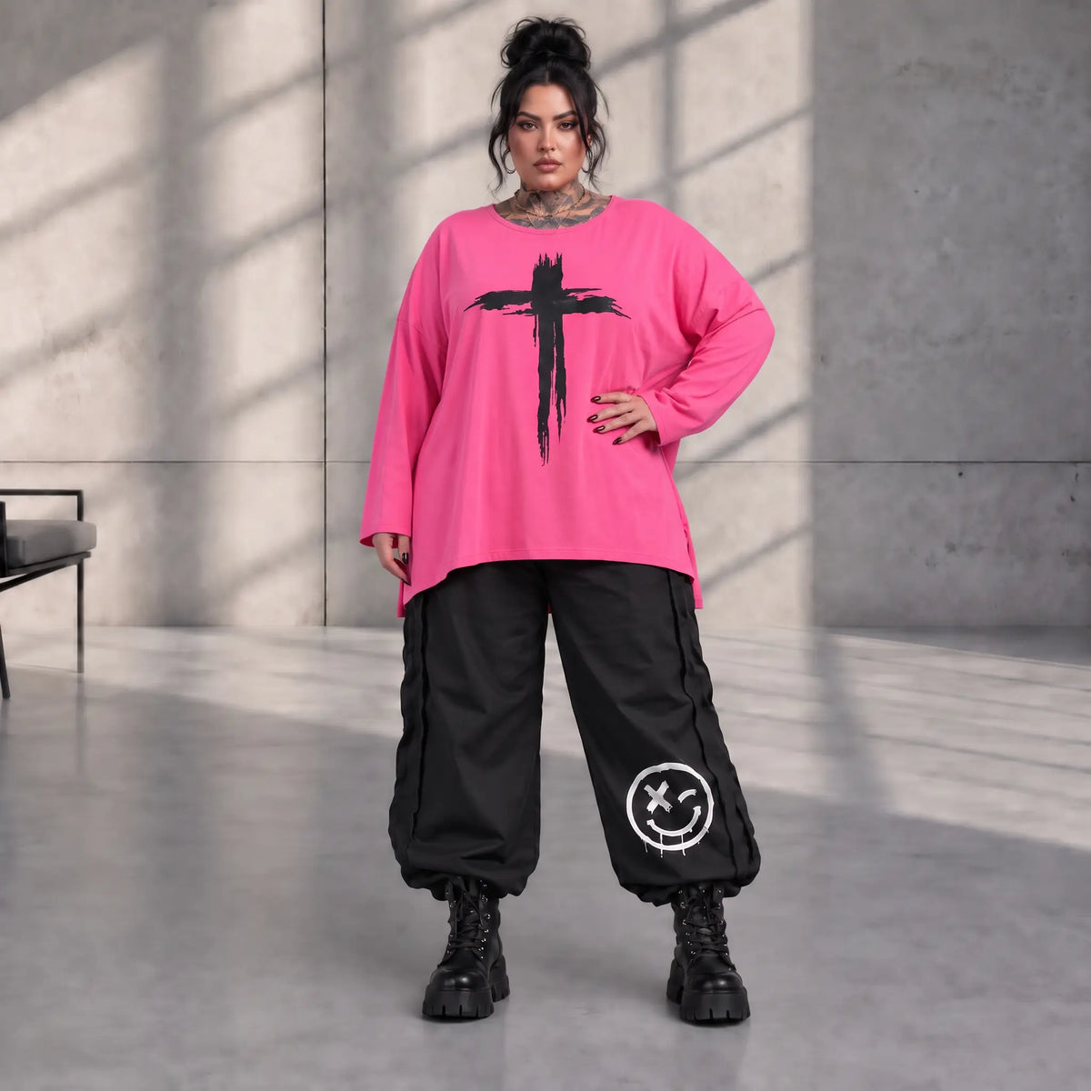 Funky Diva · Shirt · EasyDiva · K446D · Fuchsia