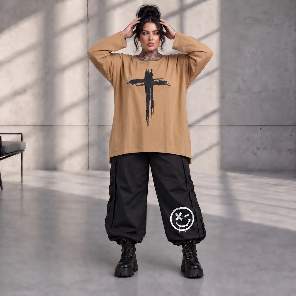 Funky Diva · Shirt · EasyDiva · K446D · Biscuit