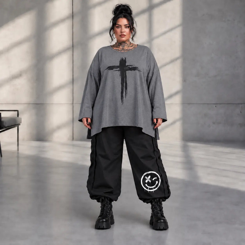 Funky Diva · Shirt · EasyDiva · K446D · PearlGrey