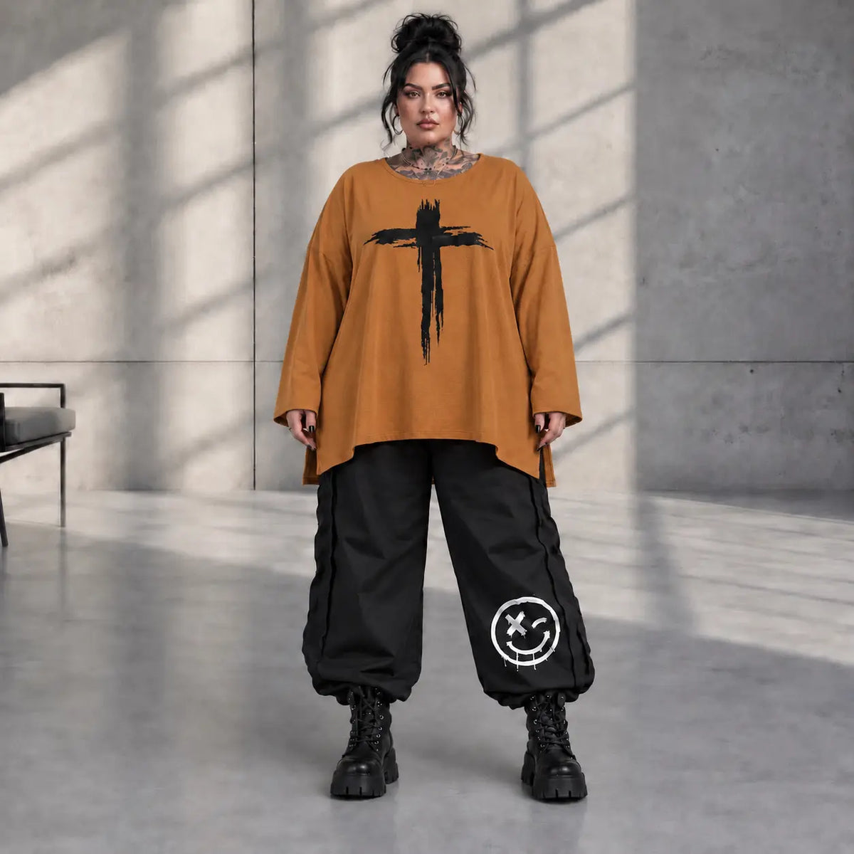 Funky Diva · Shirt · EasyDiva · K446D · Caramel