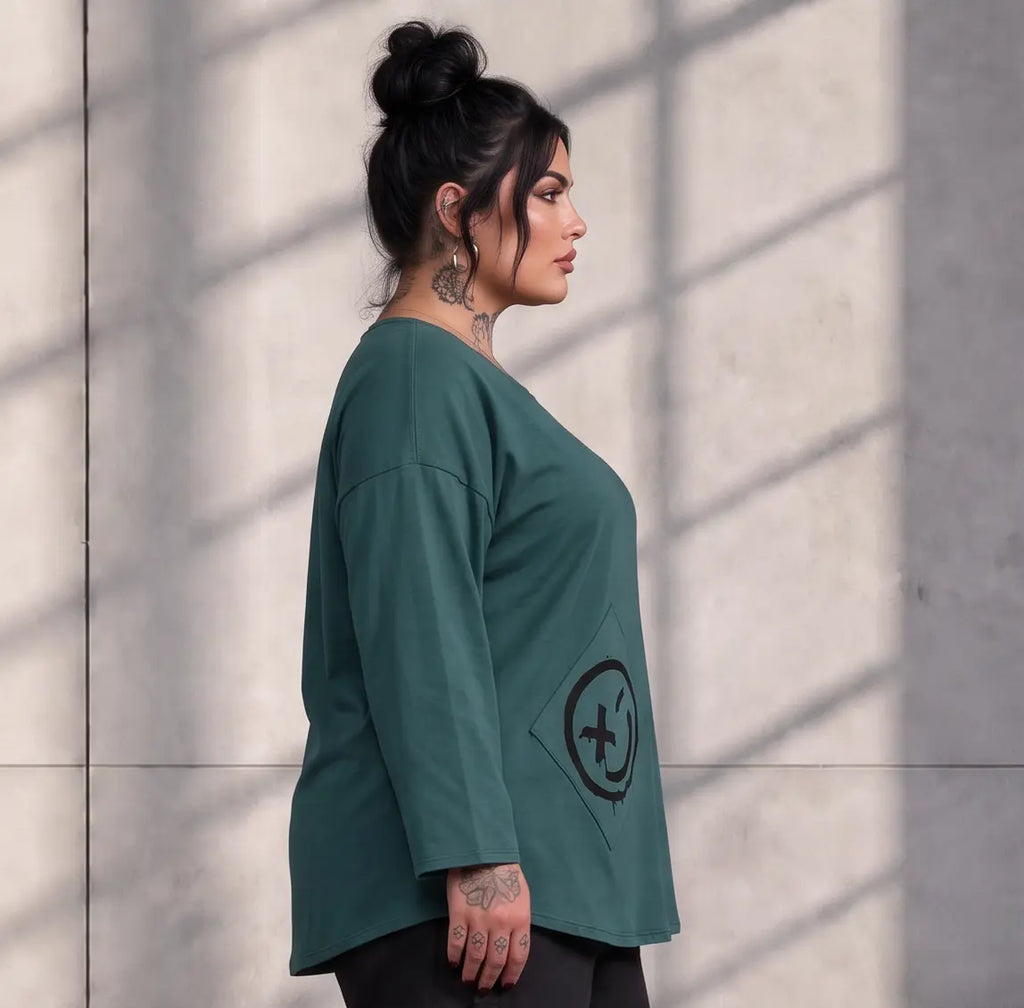 Funky Diva · Shirt · EasyDiva · K556D · TannenGreen