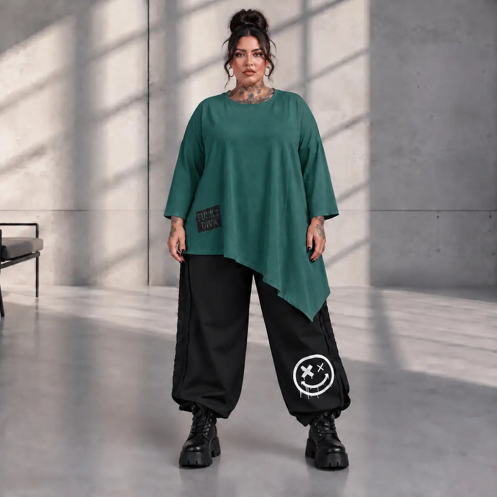 Funky Diva · Shirt · EasyDiva · K225D · TannenGreen
