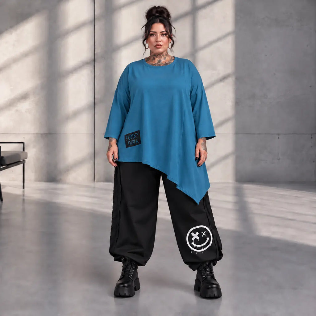 Funky Diva · Shirt · EasyDiva · K225D · AzureFrost
