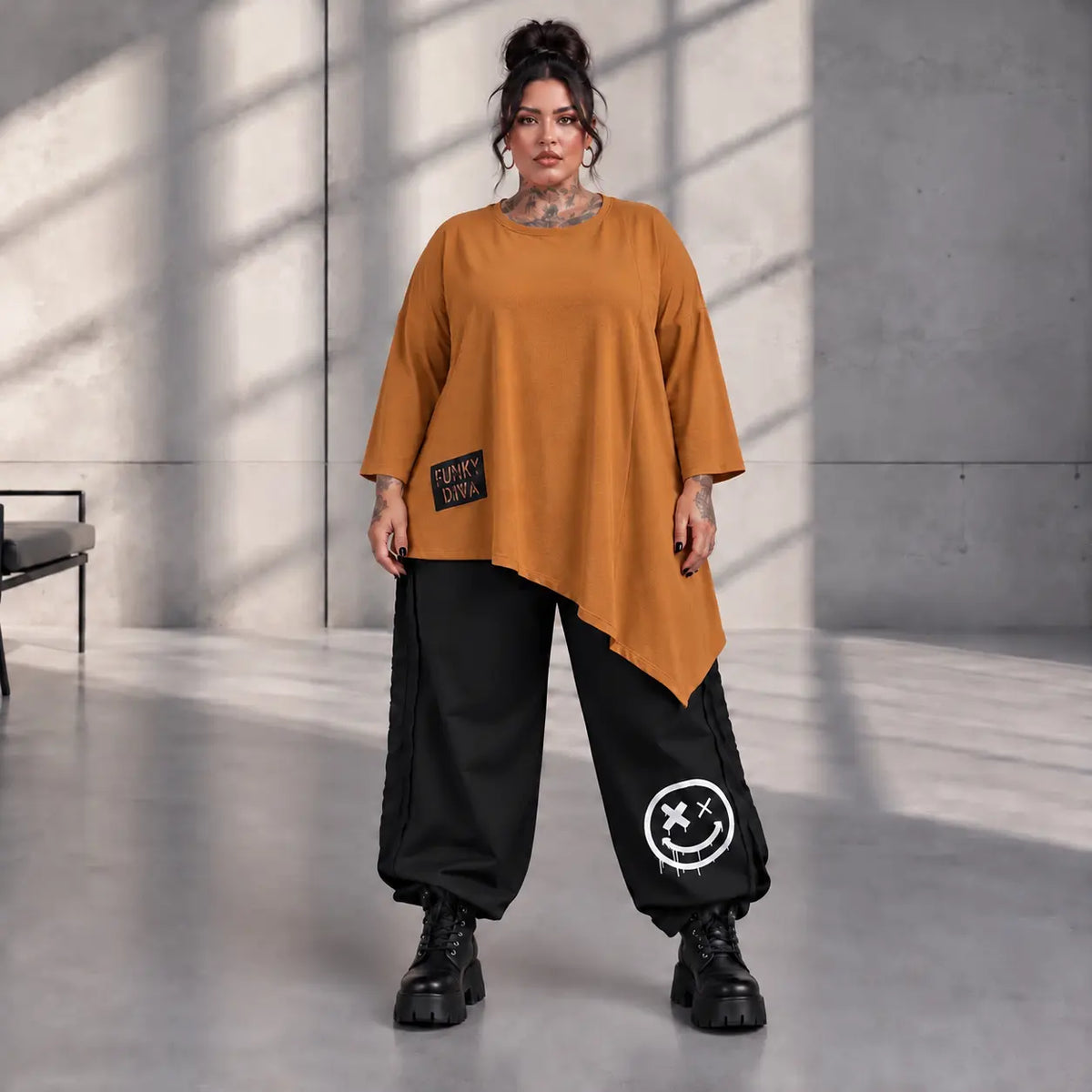 Funky Diva · Shirt · EasyDiva · K225D · Caramel