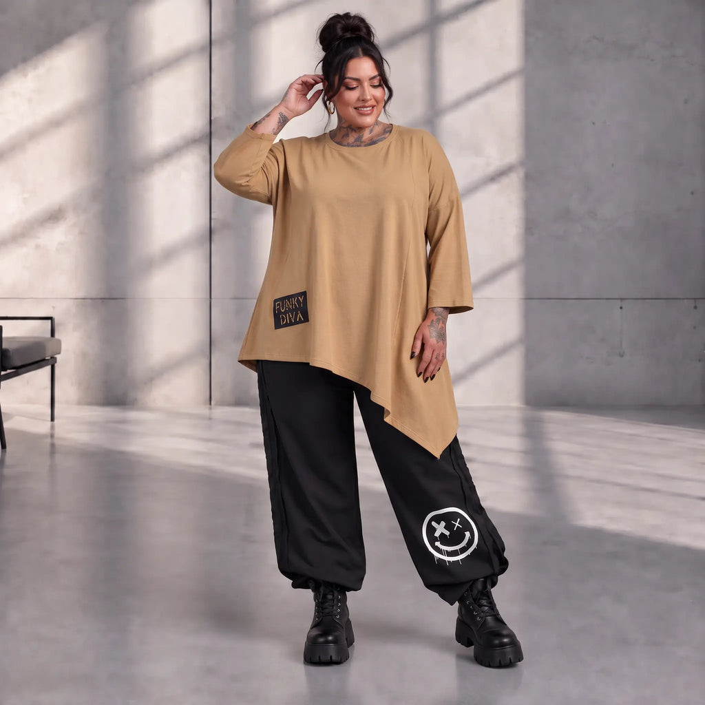 Funky Diva · Shirt · EasyDiva · K225D · Biscuit