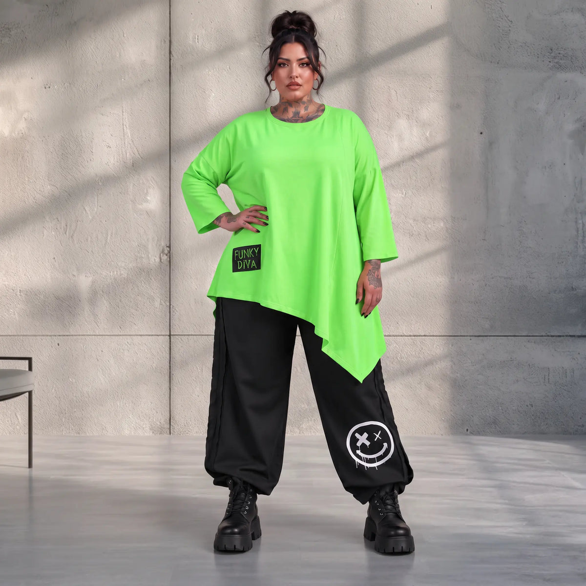 Funky Diva · Shirt · EasyDiva · K225D · MossFrost