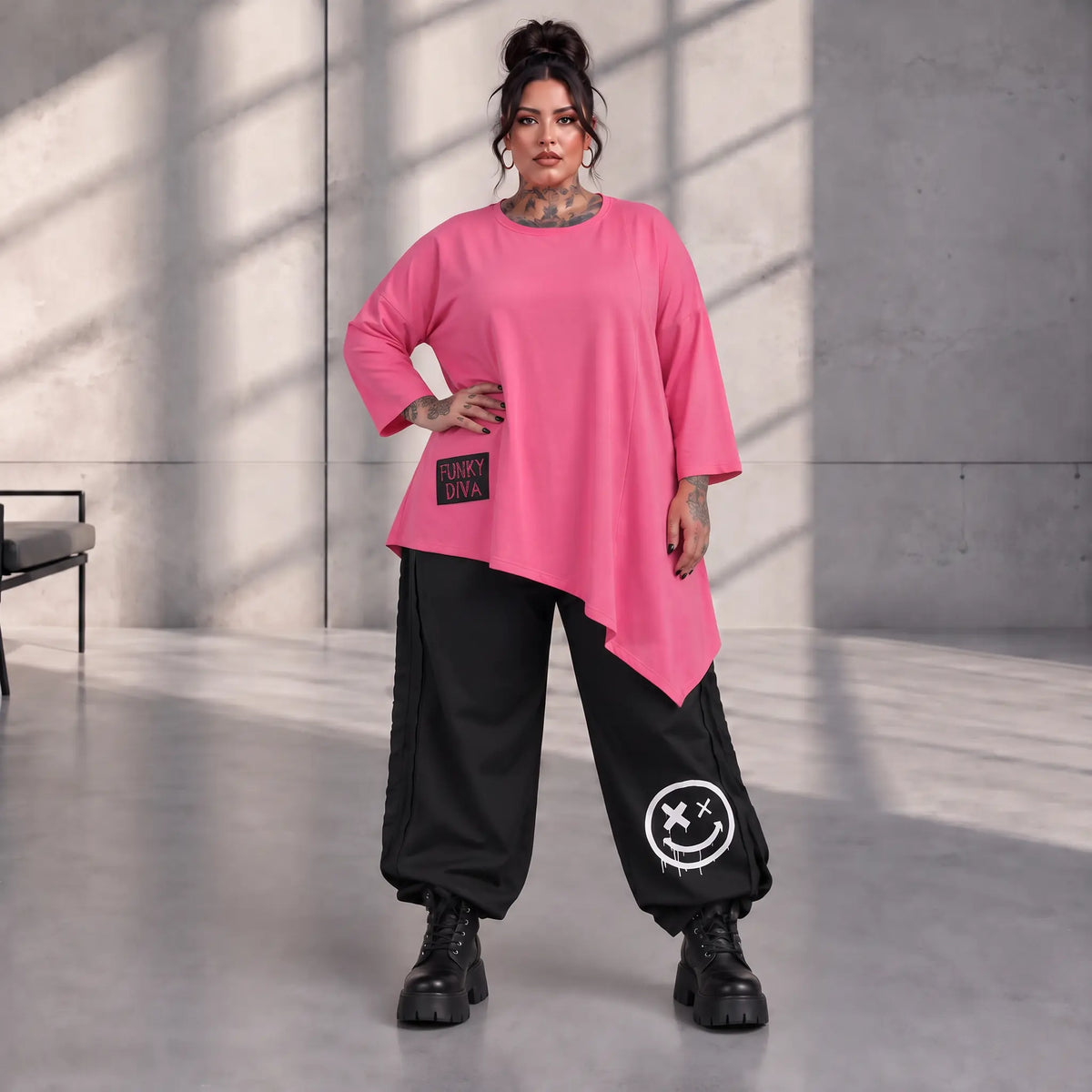 Funky Diva · Shirt · EasyDiva · K225D · Fuchsia