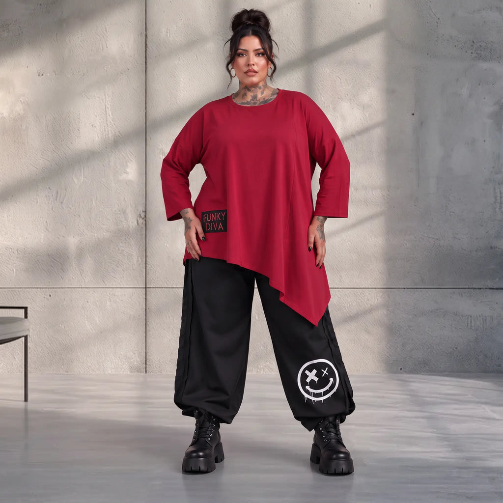 Funky Diva · Shirt · EasyDiva · K225D · Wine