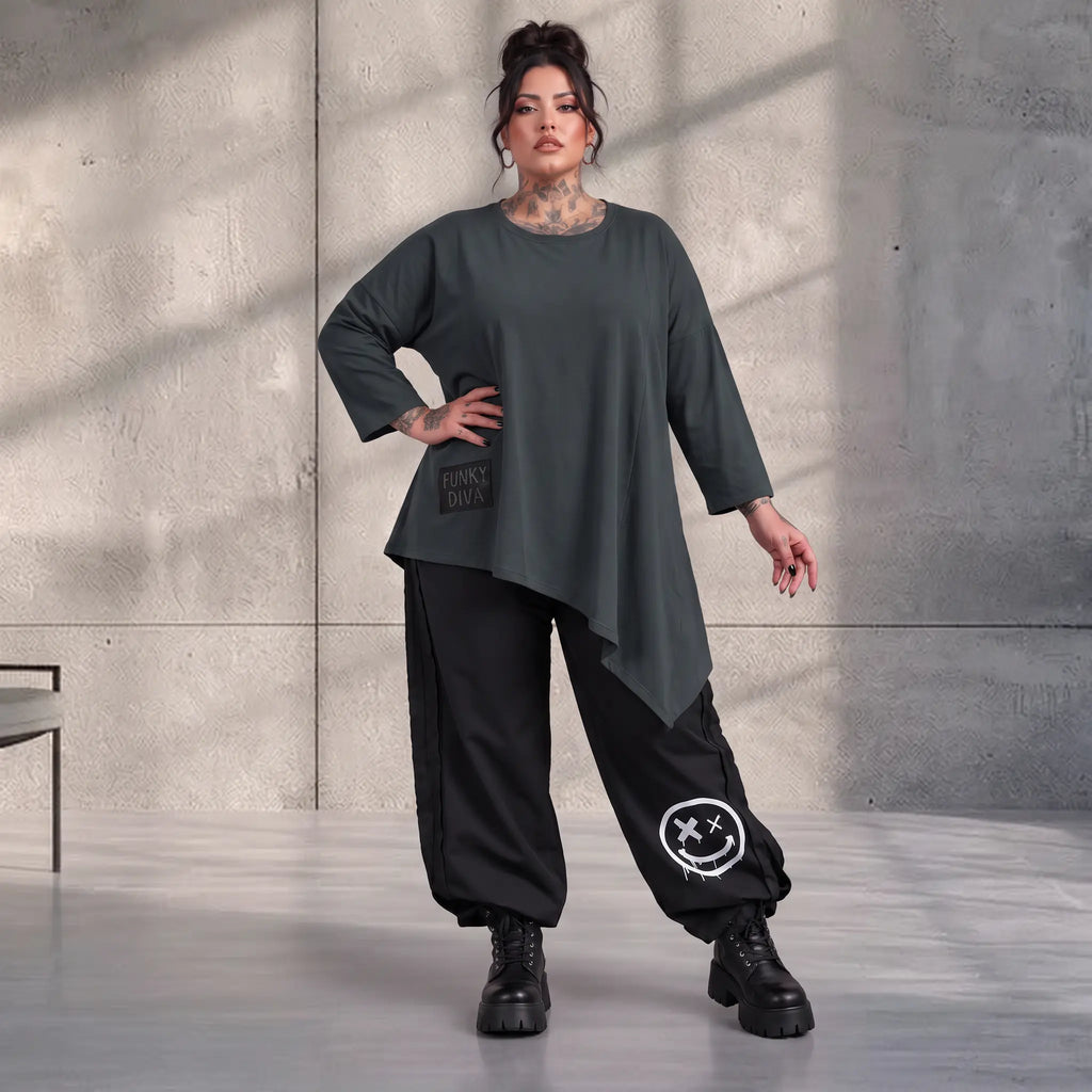 Funky Diva · Shirt · EasyDiva · K225D · OxyBlack