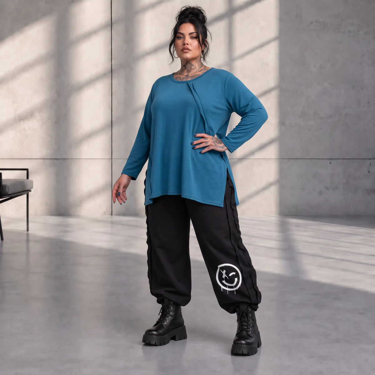 Funky Diva · Shirt · EasyDiva · K335D · AzureFrost