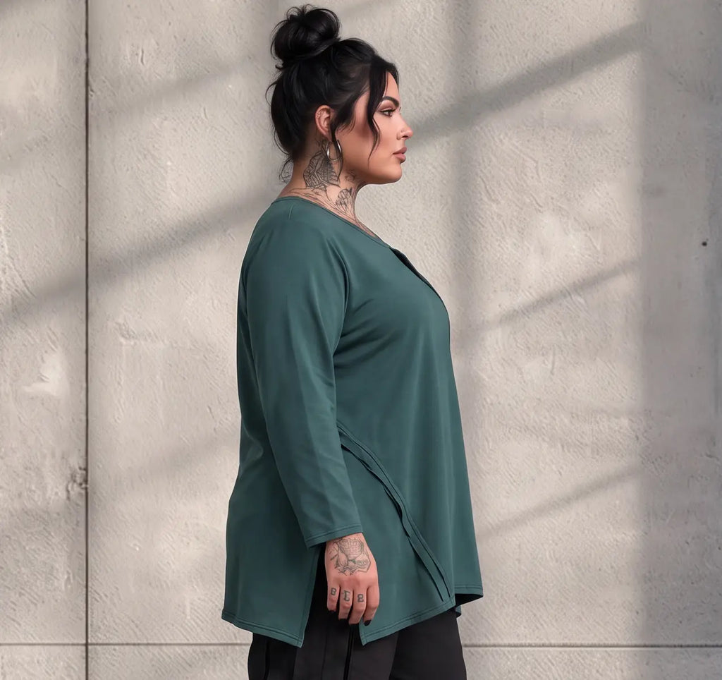 Funky Diva · Shirt · EasyDiva · K335D · TannenGreen
