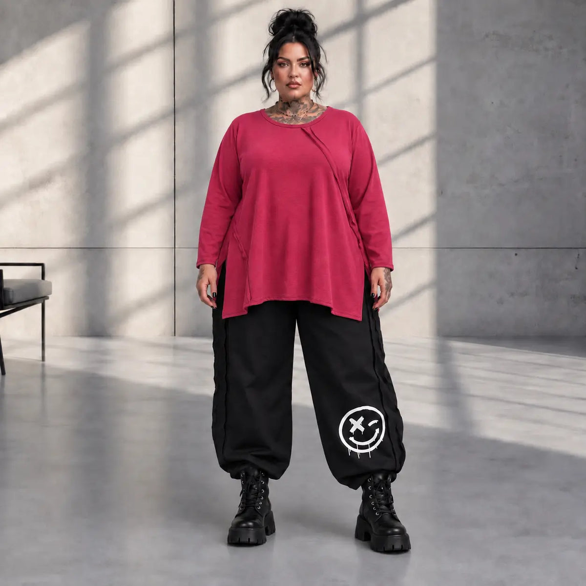 Funky Diva · Shirt · EasyDiva · K335D · Wine