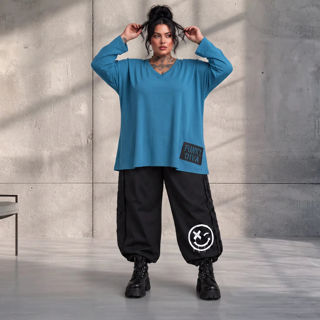 Funky Diva · Shirt · EasyDiva · K666D · AzureFrost
