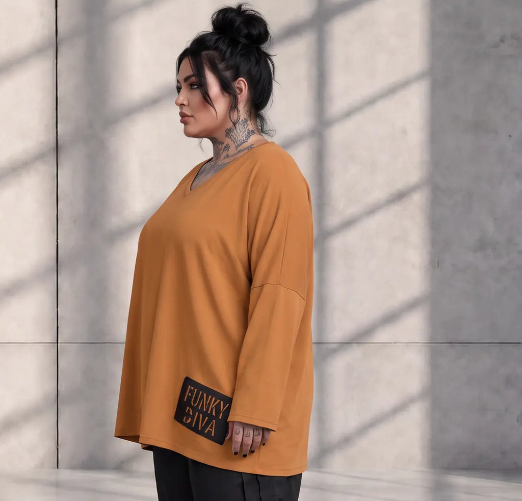 Funky Diva · Shirt · EasyDiva · K666D · Caramel