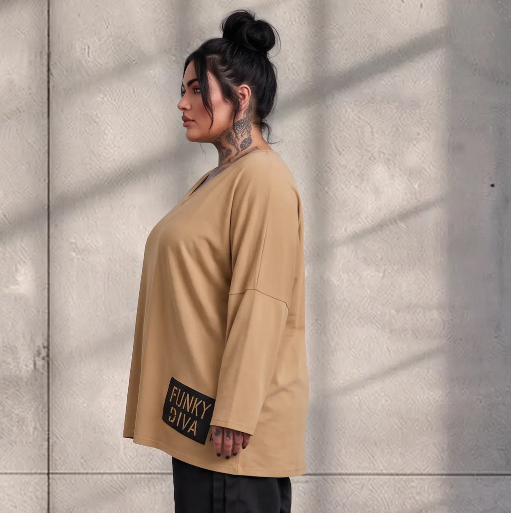 Funky Diva · Shirt · EasyDiva · K666D · Biscuit