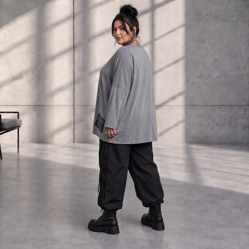 Funky Diva · Shirt · EasyDiva · K666D · PearlGrey