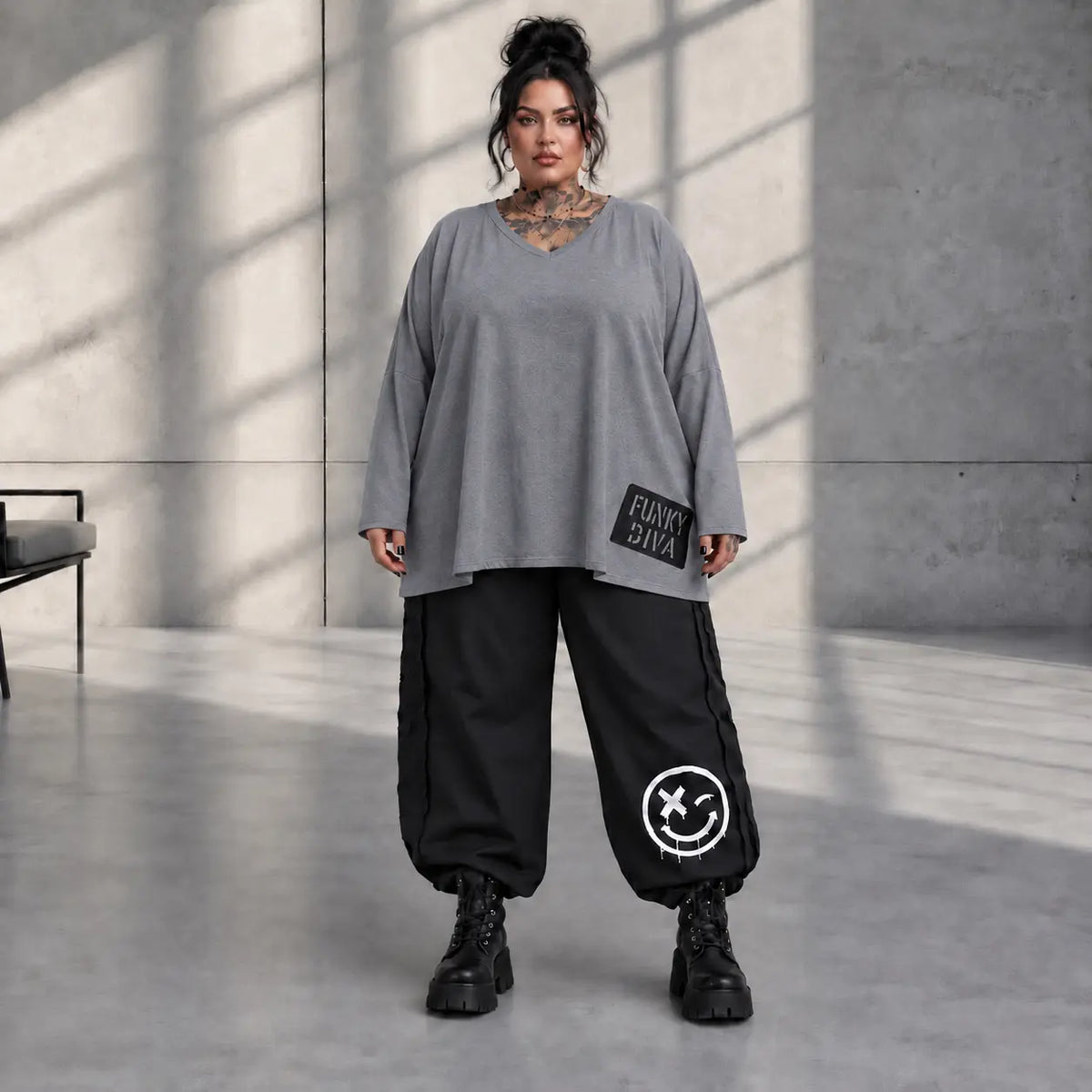 Funky Diva · Shirt · EasyDiva · K666D · PearlGrey