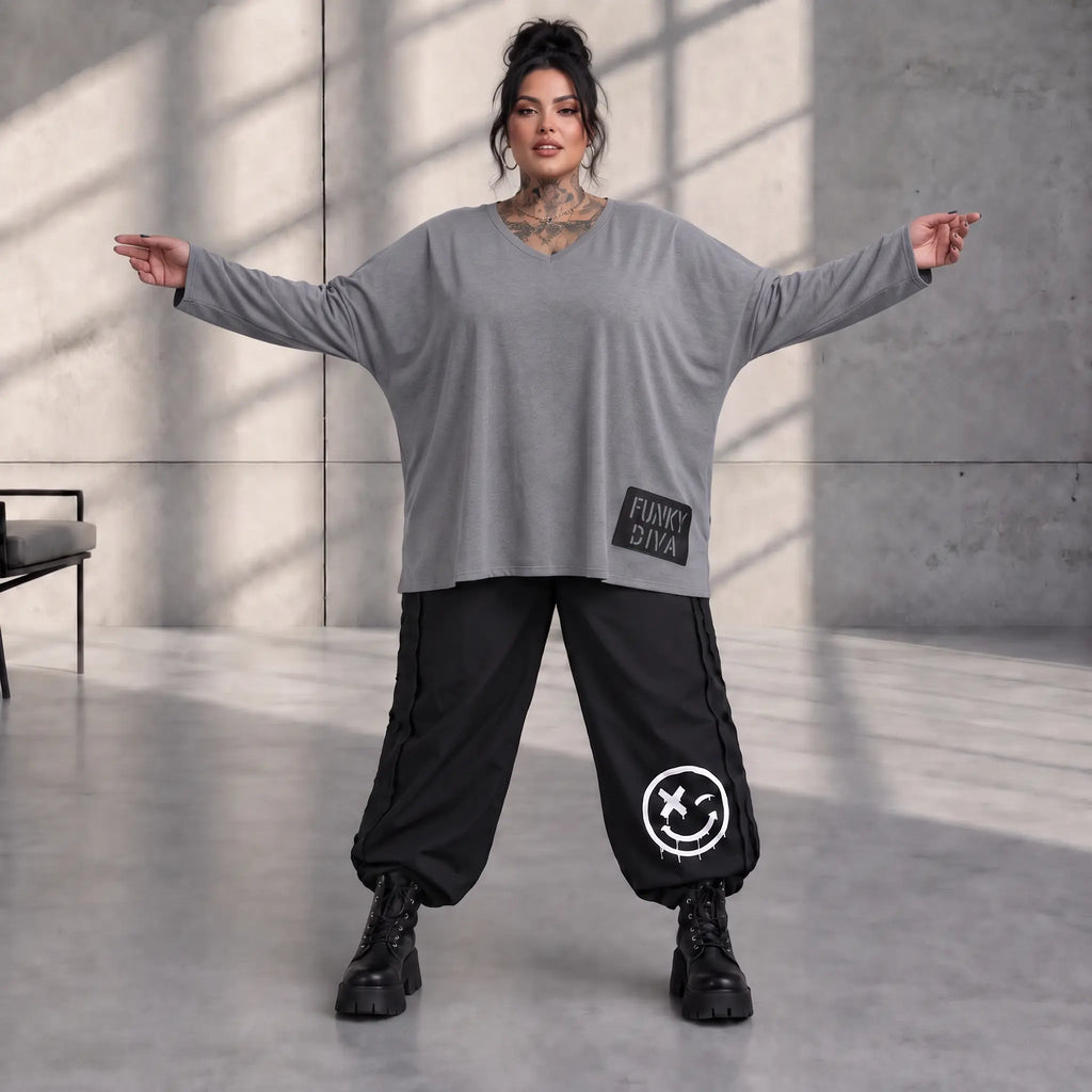 Funky Diva · Shirt · EasyDiva · K666D · PearlGrey