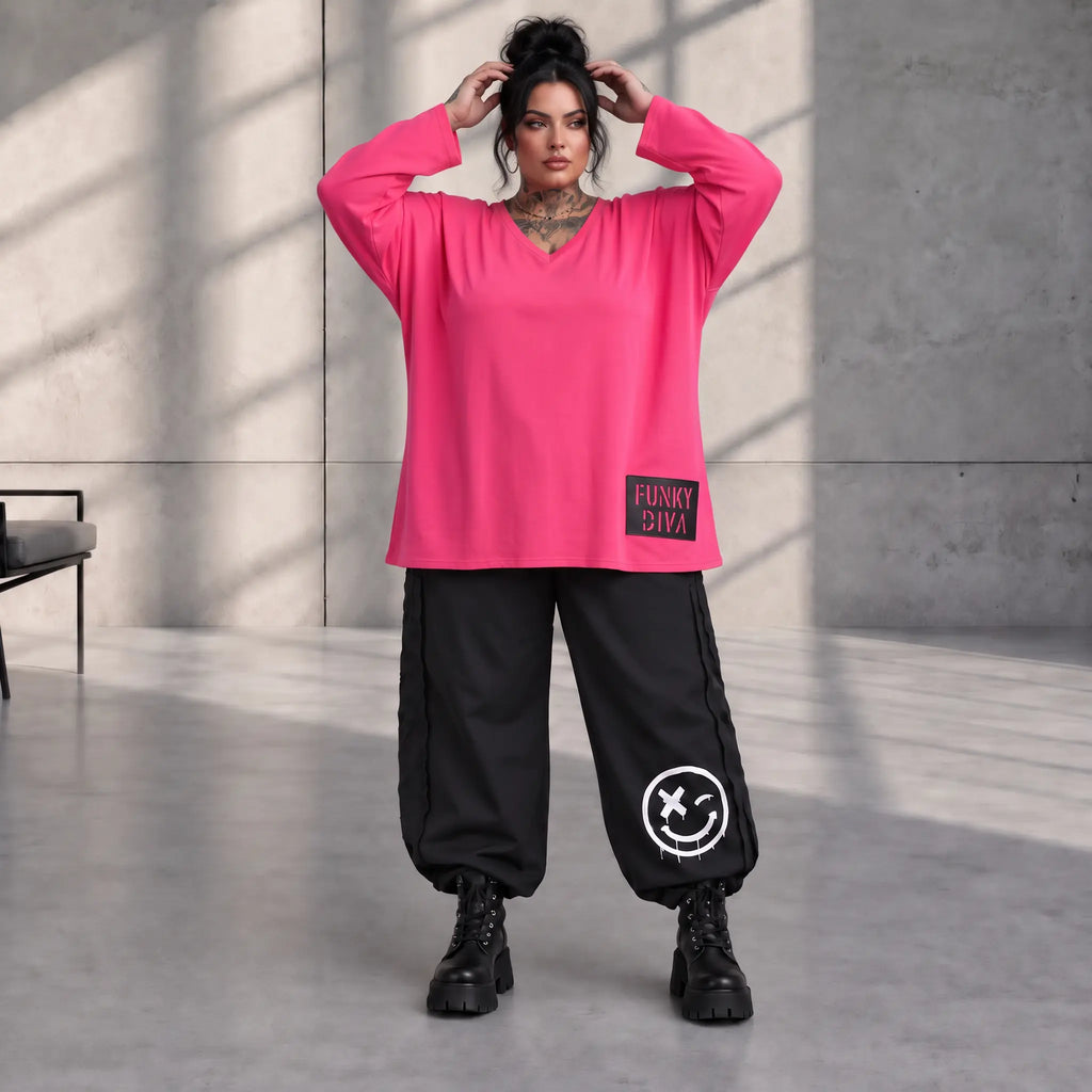 Funky Diva · Shirt · EasyDiva · K666D · Fuchsia
