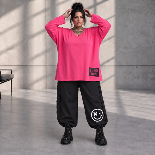 Funky Diva · Shirt · EasyDiva · K666D · Fuchsia