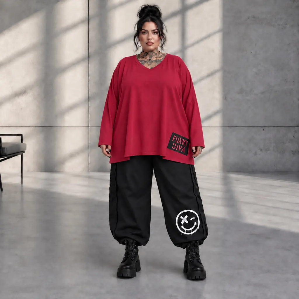 Funky Diva · Shirt · EasyDiva · K666D · Wine