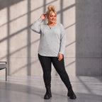 Funky Diva · Shirt · MelangeDiva · F660 · DustyGrey