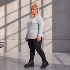 Funky Diva · Shirt · MelangeDiva · F660 · DustyGrey
