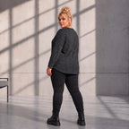 Funky Diva · Shirt · MelangeDiva · F660 · NightBlack