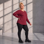 Funky Diva · Shirt · MelangeDiva · F660 · CozyWine