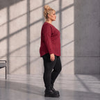 Funky Diva · Shirt · MelangeDiva · F660 · CozyWine