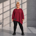 Funky Diva · Shirt · MelangeDiva · F440 · CozyWine