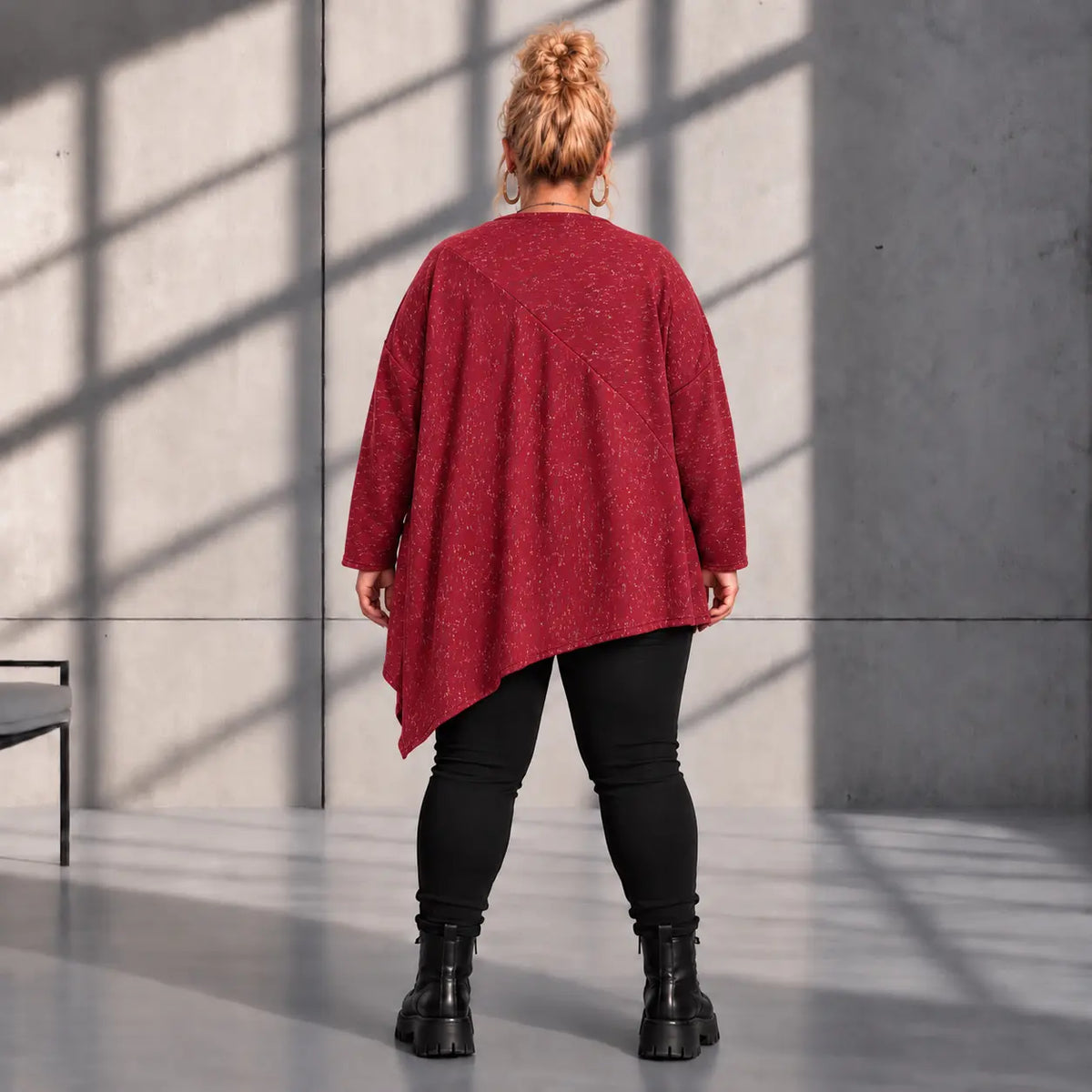 Funky Diva · Shirt · MelangeDiva · F440 · CozyWine