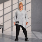 Funky Diva · Shirt · MelangeDiva · F440 · DustyGrey