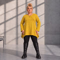Funky Diva · Shirt · MelangeDiva · F776 · HoneyYellow
