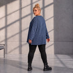 Funky Diva · Shirt · MelangeDiva · F554 · WinterBlue