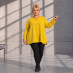 Funky Diva · Shirt · MelangeDiva · F554 · HoneyYellow