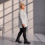 Funky Diva · Shirt · MelangeDiva · F554 · DustyGrey