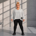 Funky Diva · Shirt · MelangeDiva · F323 · DustyGrey