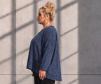 Funky Diva · Shirt · MelangeDiva · F323 · WinterBlue