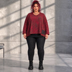 Funky Diva · Shirt · ZebraDiva · T900 · WineBrown
