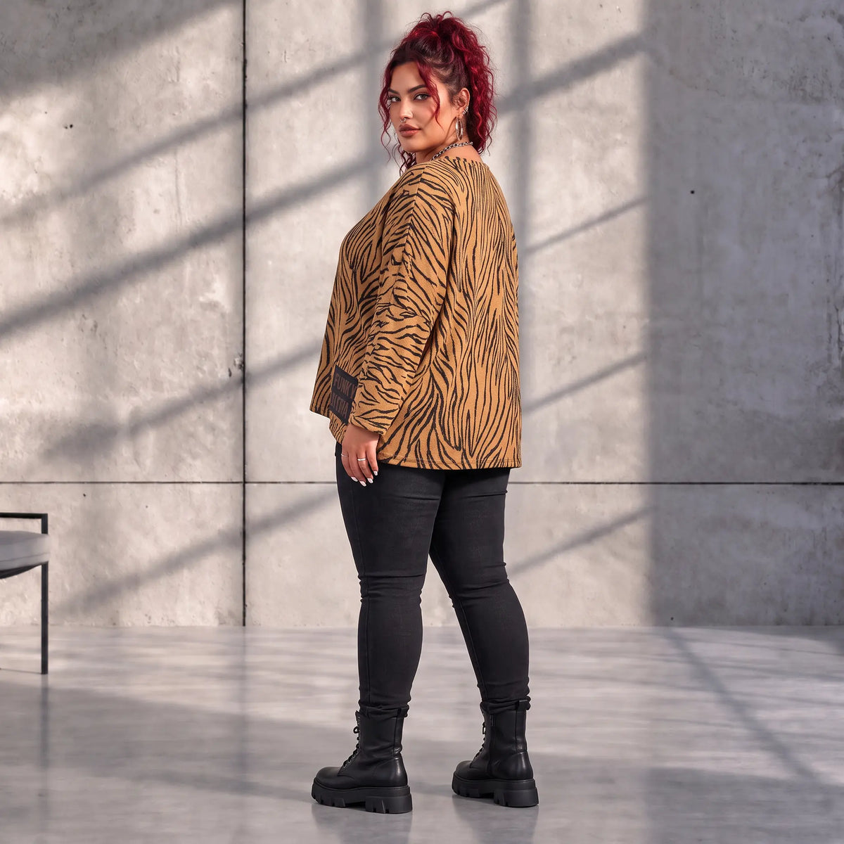 Funky Diva · Shirt · ZebraDiva · T900 · CocoBrown