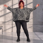 Funky Diva · Shirt · ZebraDiva · T900 · BlackWhite