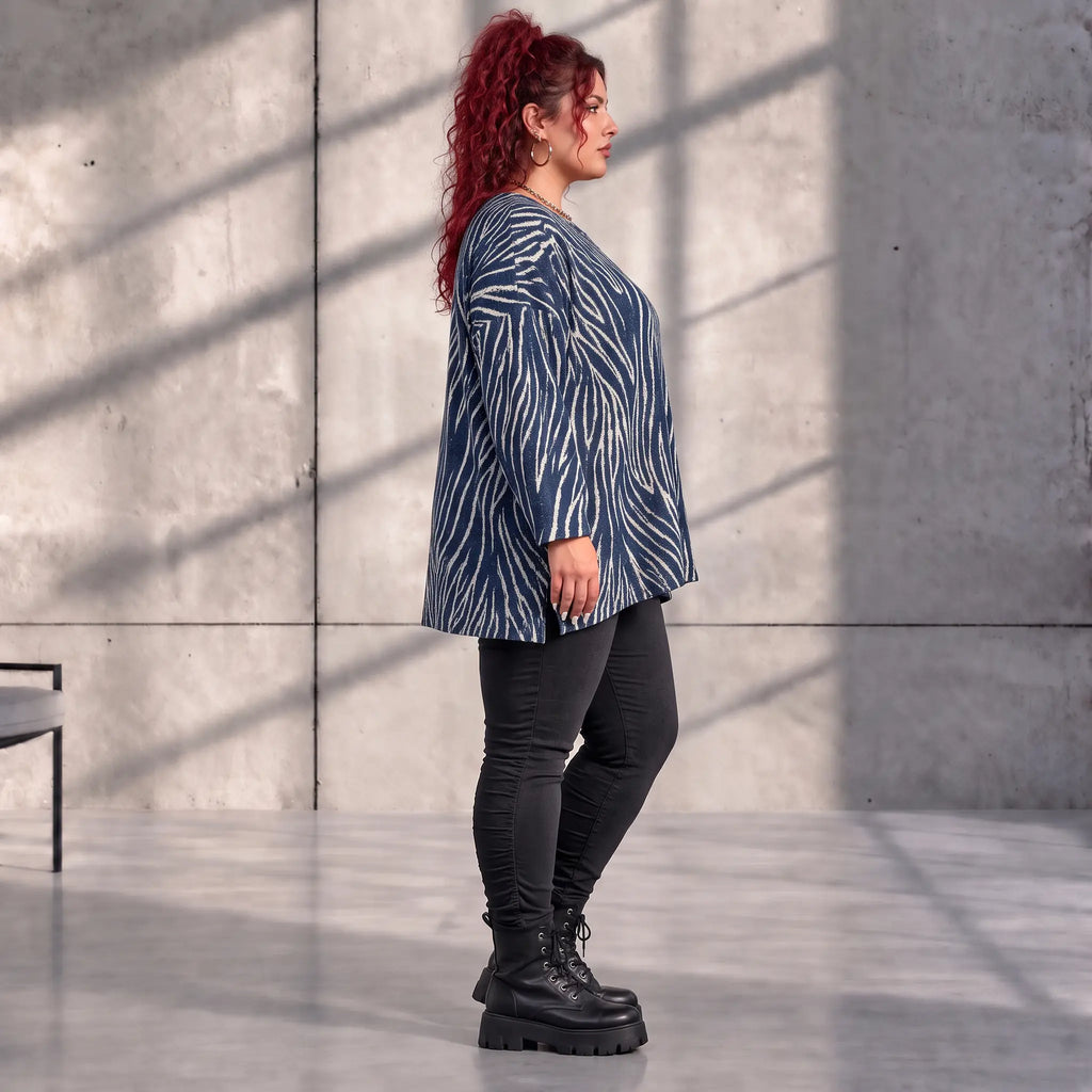 Funky Diva · Shirt · ZebraDiva · T200 · GeeyBlue