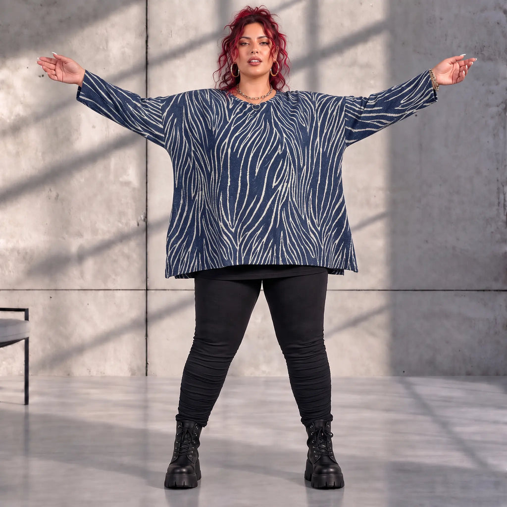 Funky Diva · Shirt · ZebraDiva · T200 · GeeyBlue